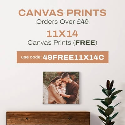Canvas Prints Orders Over $49, 11x14 Canvas Prints (FREE) - Use Code: 49FREE11X14C