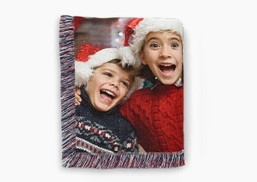 Woven Christmas Blanket