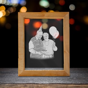 3D Photo Lamp for Anniversary