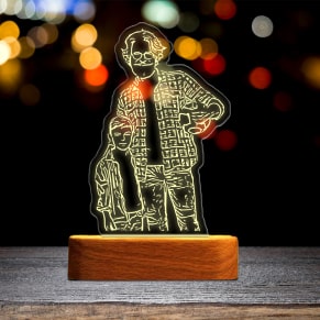 3D Photo Lamp for Dad